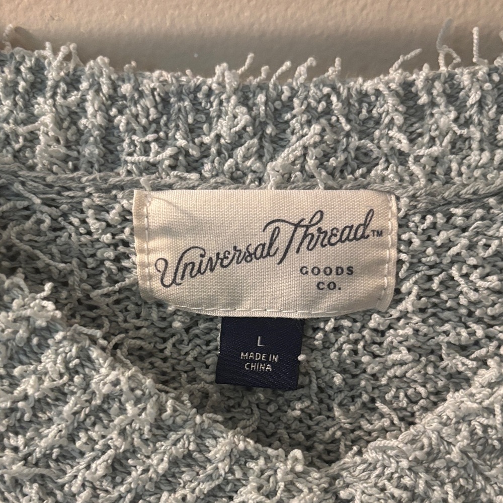 Universal Thread Light Blue V-Neck Sweater - Picture 2 of 5